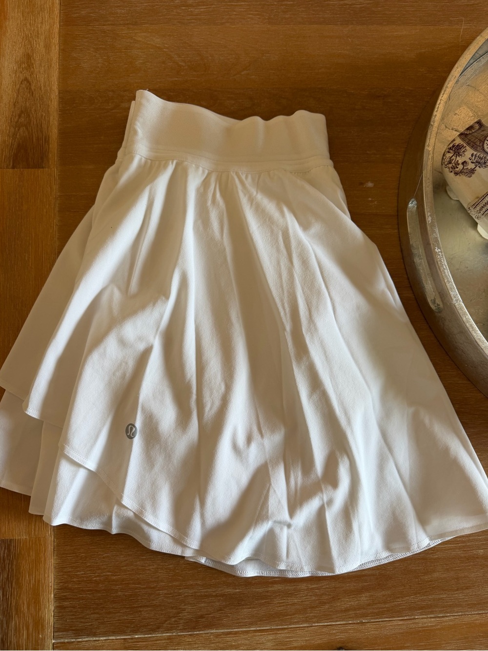 lululemon athletica White Flared Skater Skirt